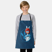 Tablier Badge Bleu Bunnyx (Porté)