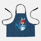 Tablier Badge Bleu Bunnyx (Recto)