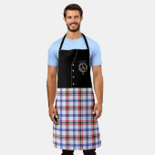 Tablier Badge Boswell Clan & Tartan Kilt (Porté)