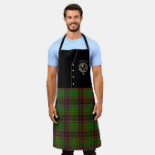 Tablier Badge du clan de Buchan & Tartan Kilt (Porté)