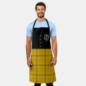 Tablier Badge du clan de Houston et Tartan Kilt (Porté)