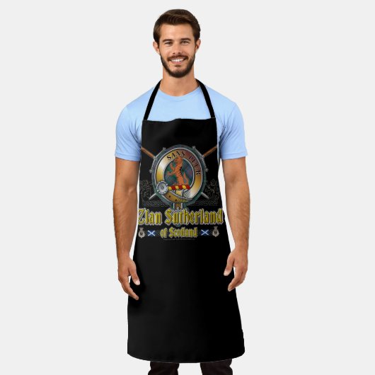 Tablier Badge du clan Sutherland (Porté)