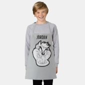 Tablier Badge TAZ™ Evil Grin (Porté)