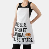 Tablier Bagels Hanoukka Juif Brisket Bakka Blintzes cadeau (Insitu)