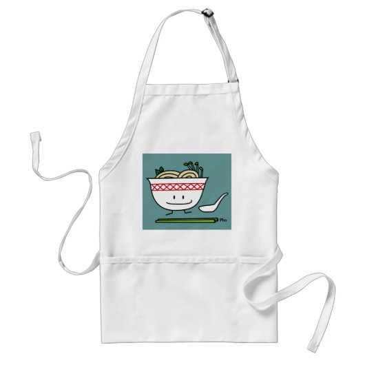 Tablier Baguettes de cuillère de soupe du Vietnam de bol (Devant)