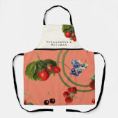 Tablier Baies mélangées de la cuisine de Baker | Corail (Recto)