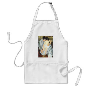Tablier Bain d'enfant par Mary Cassatt Impressionnisme Vin