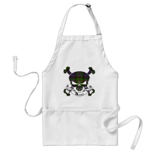 Tablier Baird Tartan Skull Apron (Devant)