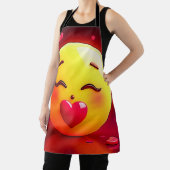 Tablier Baiser Emoji Coeurs soufflants (Insitu)