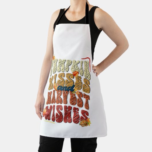 Tablier Baisers citrouilles désirs de récolte, Vibes d'aut (Insitu)