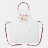 Tablier Baisers citrouilles et souhaits de récolte (Recto)