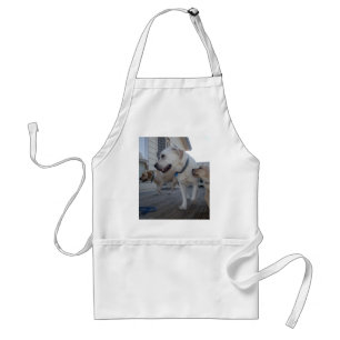 Tablier Baisers de chiot : Crème Couleur Labrador Amour de