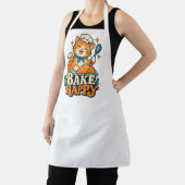 Tablier Bake Happy Cat Chef Kitchen Apron (Insitu)