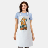 Tablier Bake Happy Cat Chef Kitchen Apron (Porté)