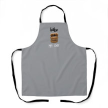 Bake My Day Grey Apron