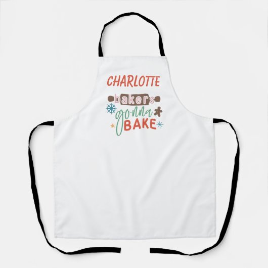 Tablier Bakers gonna bake ! (Recto)