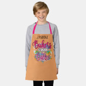 Tablier Bakers mignons va faire cuire ajouter nom filles (Porté)