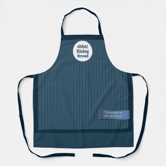 Tablier Baker's Sweater Shh Rising Dough Dough Apron drôle (Recto)