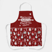 Tablier Baking Christmas Cheval (Recto)