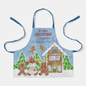 Tablier Baking Christmas Memories Grand-mère Gingerbread H (Recto)