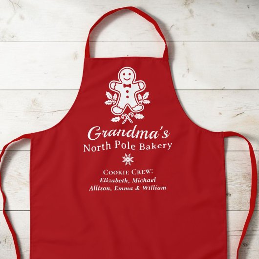 Tablier Baking de Noël de grand-mère