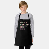 Tablier Baking Era Cute Monogram Cadeaux pour enfants fill (Porté)