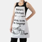 Tablier Baking Is My Love Language Culinary Design (Insitu)