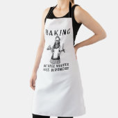 Tablier Baking parce que le meurtre est une erreur (Insitu)