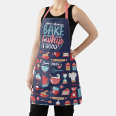 Tablier Baking Pun Whip It Good Retro Baker Motif (Insitu)
