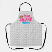 Tablier Baking Queen Pattern for Cake and Sweets Lovers (Recto)