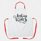 Tablier Baking Spirits Bright | Amusement des Fêtes de Noë (Recto)