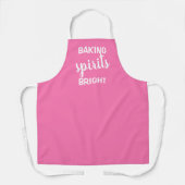 Tablier Baking Spirits Bright Christmas Apron (Recto)