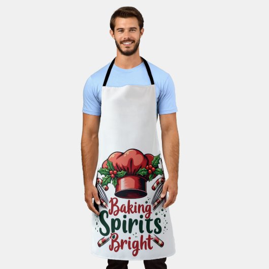 Tablier Baking Spirits Bright Funky Baking Chef Baker (Porté)