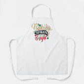 Tablier Baking Spirits Bright Funny Christmas Pun (Recto)
