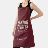 Tablier Baking Spirits Bright | Noël en Bourgogne (Insitu)
