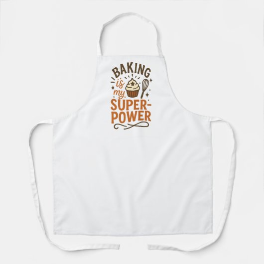 Tablier Baking Superpower (Recto)