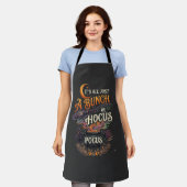 Tablier Balai de sorcière Hocus Pocus Chat noir Chaudron m (Porté)