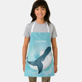 Tablier Baleine bleue personnalisée (Insitu)