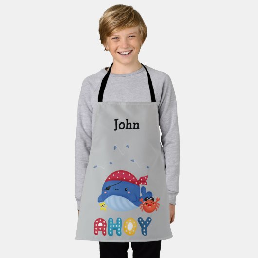 Tablier Baleine colorée (Porté)