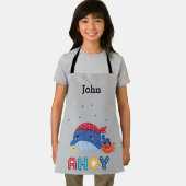 Tablier Baleine colorée (Insitu)