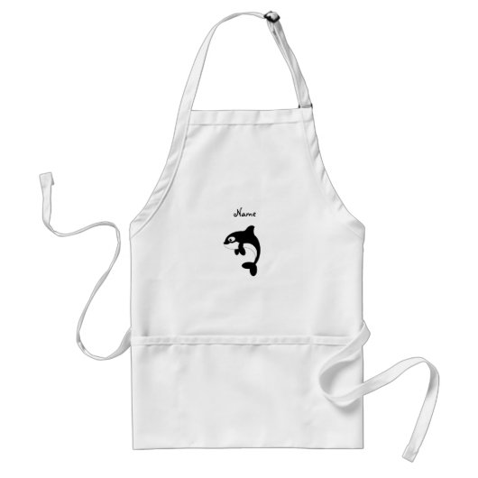 Tablier Baleine mignonne d'orque (Devant)