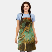 Tablier Ballerina Dance Green Dancer Edger Degas Peinture (Porté)