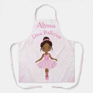 Tablier Ballerina rose Tutu Apron afro-américain