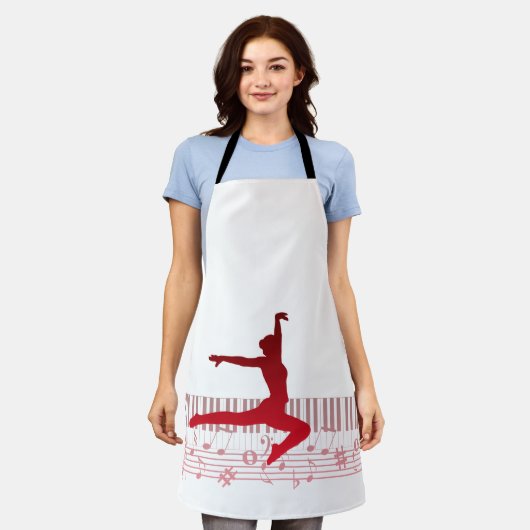 Tablier Ballet dancer sur clavier (Porté)