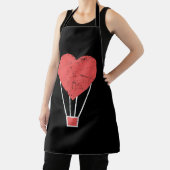 Tablier Ballons à air chaud de coeur mignon (Insitu)