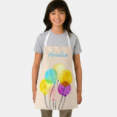 Tablier Ballons d'aquarelle pastel mignons (Insitu)