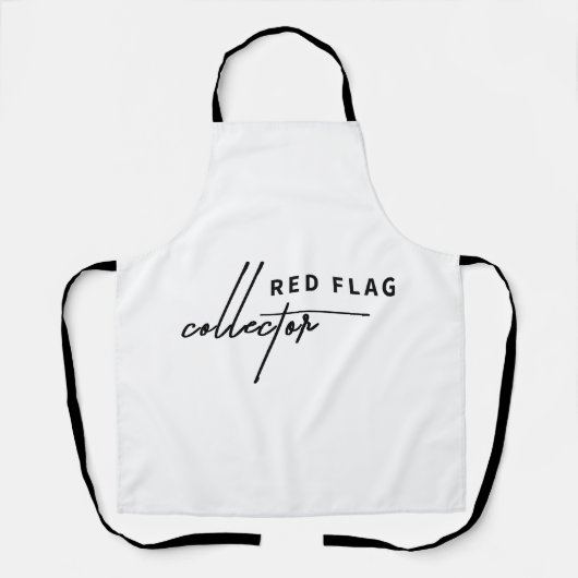 Tablier Balloon à drapeau rouge - Cuire Quelques Signes D' (Recto)