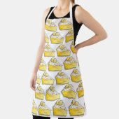 Tablier Banana Cream Pie Slice Southern Diner Dessert (Insitu)