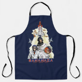 Tablier BANANAZA : Équipe de singes de l'espace (Recto)