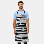 Tablier Bandages enrobés de maman zombie Halloween (Porté)